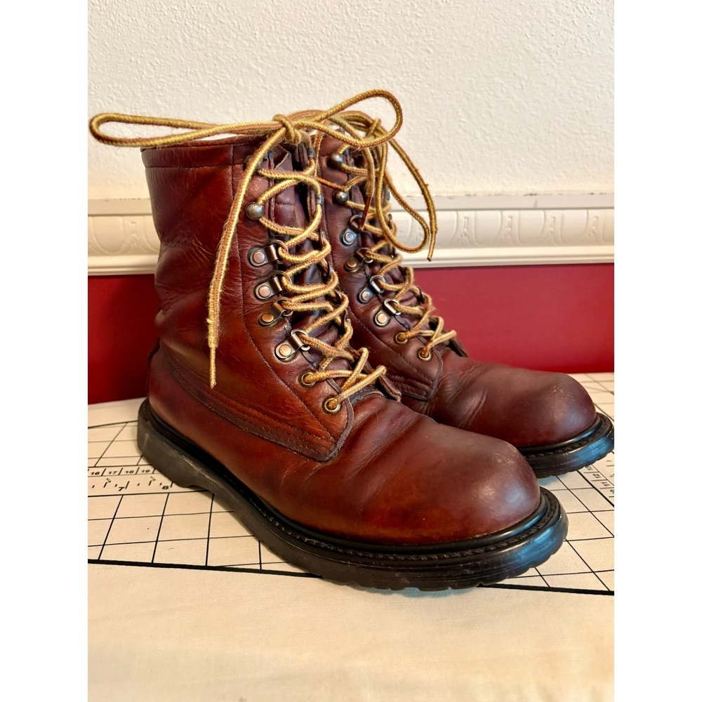 Vintage Cabela's Gore-Tex Leather‎ Hunting Boots Vibram Brown Womens 6 Heritage